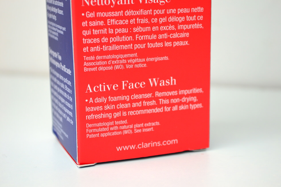 ClarinsMen Active Face Wash Review